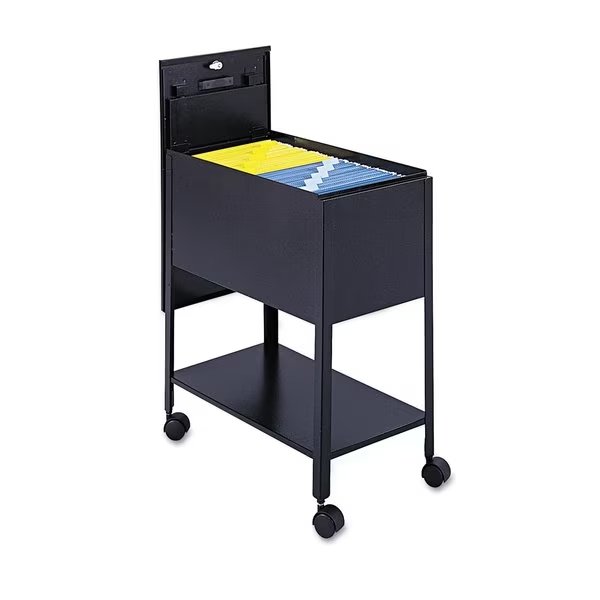 Extra-Deep Locking Mobile Tub File, 13-1/, SAFCO, Mfr# 5362BL